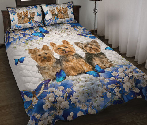 YORKSHIRE TERRIER - QUILT BED SET TT014