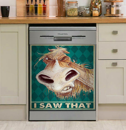 Horse Dishwasher Cover Horse - I Saw That Decor Kitchen Dishwasher Cover