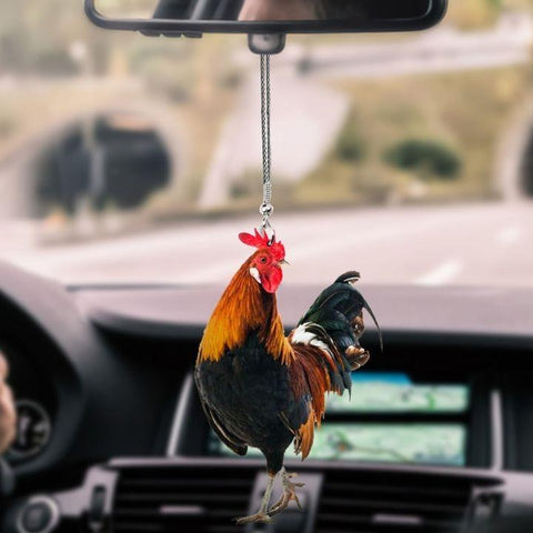 ROOSTER BEAUTIFUL CAR HANGING ORNAMENT