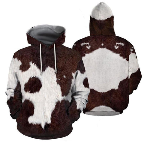 Cow Hoodie 3D Cute 1