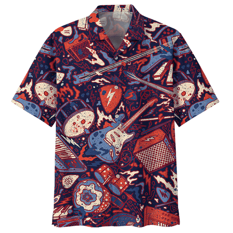 GUITAR HAWAIIAN SHIRT 421459