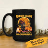 Halloween Mug Forget A Candy Give Me - BLACK Dachshund Personalized Mug, Best Gifts For Dog Lovers And Halloween Occasion