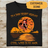 Halloween Shirt On A Desert High Way Cool Wind In My Hair Personalized T-shirt Special Gift For Friend