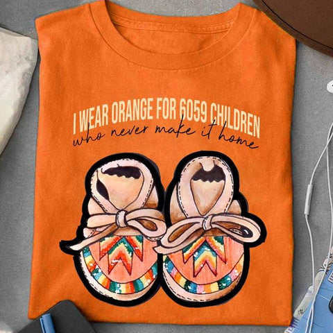 I Wear Orange For 6059 Children Who Never Make It Home Native American Classic T-Shirt Native American Clothing HN