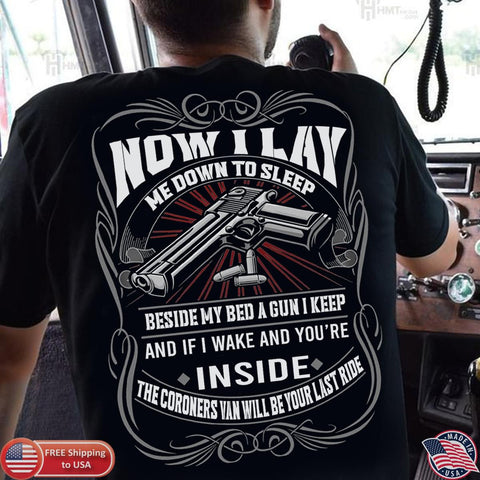 Veteran Now I Lay Me Down To Sleep T-shirt Gift Idea For US Veteran Shirt HT