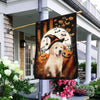 Halloween flag Halloween Gift Golden Retriever Happy Halloween Flag