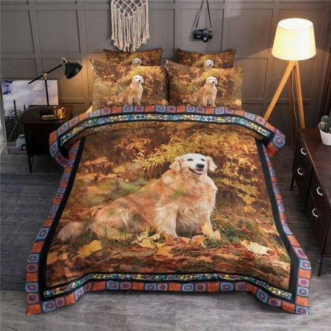 GOLDEN RETRIEVER BEDDING SET 048