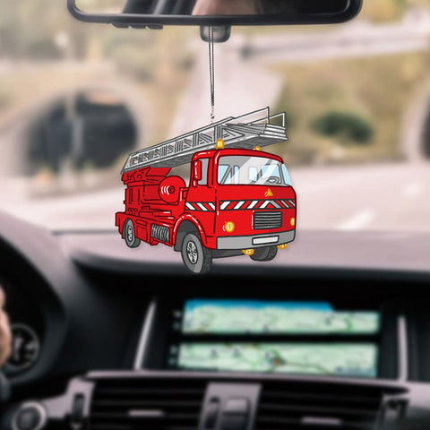 Firefighter Car Hanging Ornament