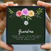 To My Grandma Crystal Mothers Day Necklace Mom Jewelry Gift Card For Her, Mom, Grandma, Wife HT