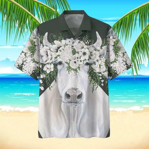 Cow Hawaiian Beach Shirt 11
