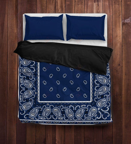 NAVY BLUE BANDANA KK0909010 BEDDING SET