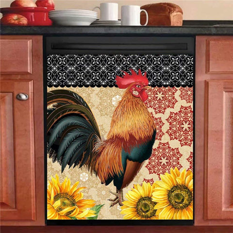 Farm Chicken Kitchen Dishwasher Cover Decor Art Housewarming Gifts Home Decorations HT