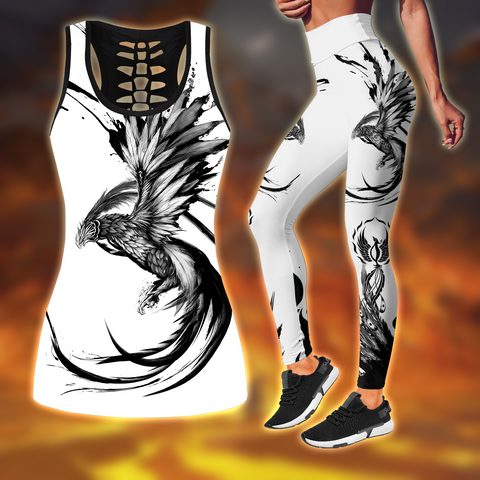 Women Phoenix Tank top Legging Phoenix Tattoo Style Combo Legging + Tank Limited by SUN AM220501