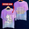 Unicorn Queen 3D Hoodie/Tshirt Custom QA
