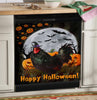 Chicken Witch Halloween Pumpkin Dishwasher Cover Kitchen Decor Home Decor Halloween Gift for Farmers HT