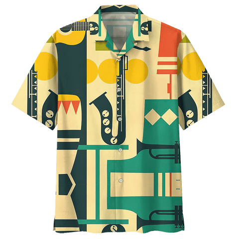 SAXOPHONE HAWAIIAN SHIRT 437721