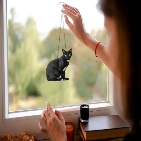 Cat Window Decor Ornament 12