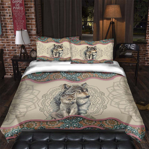 Wolf Mom's Love Bedding Set