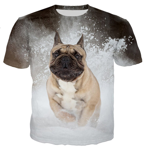 BULLDOG LOVER 3D T_SHIRT