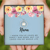To Nana Pearl Mothers Day Necklace Mom Jewelry Gift Card For Her, Mom, Grandma, Wife HT