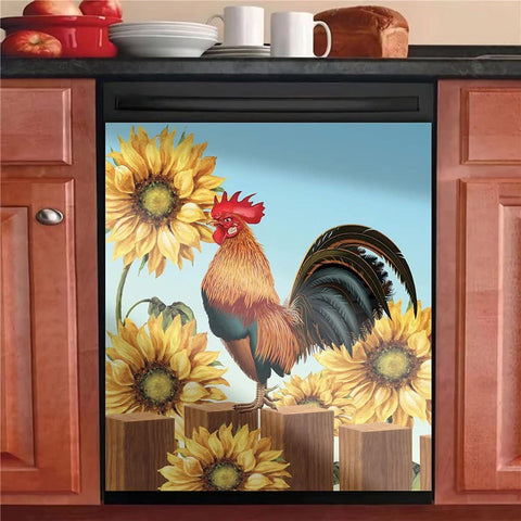 Farm Chicken Kitchen Dishwasher Cover Decor Art Housewarming Gifts Home Decorations HT