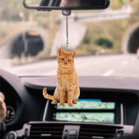 Cute Cat Car Hanging Ornament Gift for Cat Lovers