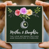 Mother & Daughter Star Moon Mothers Day Necklace Mom Jewelry Gift Card For Her, Mom, Grandma, Wife HT