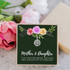 Mother & Daughter Tree Mothers Day Necklace Mom Jewelry Gift Card For Her, Mom, Grandma, Wife HT