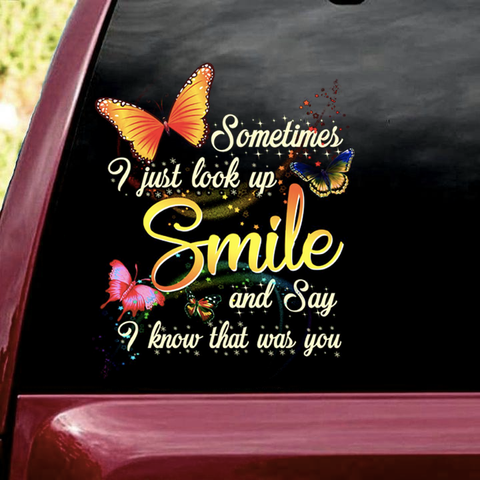 Memorial Butterfly Decal
