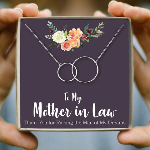 To Mother In Law Mothers Day Necklace Mom Jewelry Gift Card For Her, Mom, Grandma, Wife HT