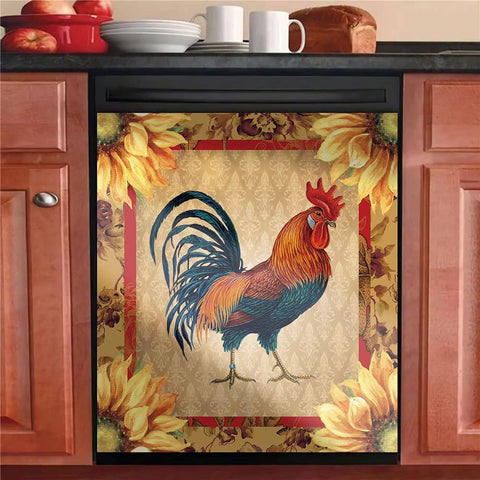 Farm Chicken Kitchen Dishwasher Cover Decor Art Housewarming Gifts Home Decorations HT