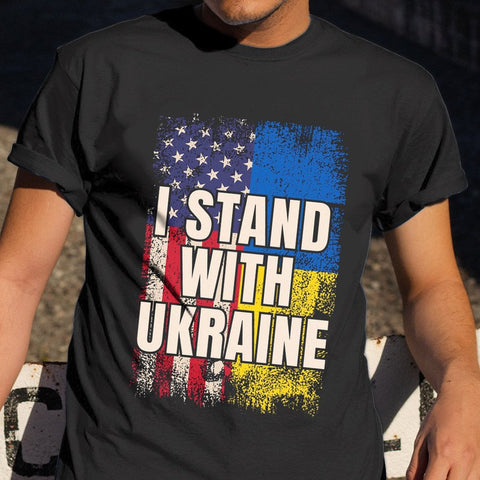 Stand With Ukraine Shirt Americans Praying For Ukrainian Stop War Shirt Clothing Ukraine Strong Shirt Ukraine Support Shirt Ukrainian Lovers HT