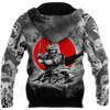Men Samurai Hoodie Premium Unisex 3D Printed Samurai Tattoo Shirts MEI