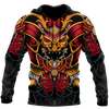 Men Samurai Hoodie Premium Unisex 3D Printed Oni Samurai Shirts MEI