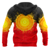 Aboriginal Flag Indigenous Sun Painting Art 3D design shirts