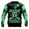 Men Tattoo Hoodie Black Green Premium Gaming Tattoo Personalized Name 3D Printed Unisex Shirts Pi03052101