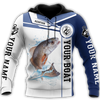 Custom name Redfish fishing Catch and Release 3D Design print shirts