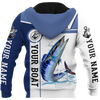 Custom name Wahoo fishing Catch and Release 3D Design print shirts