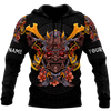Men Samurai Hoodie Premium 3D Printed Personalized Unisex Samurai Shirts No1 MEI