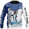 Custom name Shortfin Mako fishing Catch and Release 3D Design print shirts