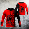 Men Racing Hoodie Red Motorcycle Racing 3D All Over Printed Unisex Shirts Let's Go Racing