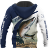 Custom name Trout-Salmon fishing design 3d print shirts