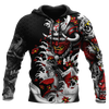 Men Samurai Hoodie Unisex 3D Printed Samurai Shirts HT