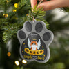 Angels Have Paws Cat Dog Memorial Gift Personalized Custom Paw Shaped Ornament Pet Lovers