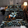 Horse Bedding Set Personalized Name Horse Racing Bedding Set