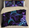 Beautiful Marlin hibiscus Hawaii fishing bedding set DD26062102