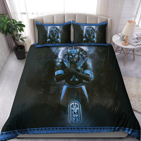 Egypt Bedding Set Anubis Ancient Egyptian Mythology Culture 3D design Bedding set