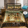 Egypt Bedding Set Custom name Tomb of nefertari Ancient Egypt 3D Design print Bedding Set