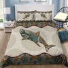 Fishing Decor Restro Shark design 3d print Bedding set SN30062103