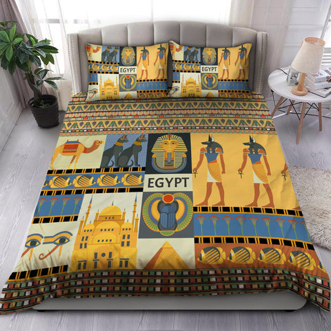 Egypt Bedding Set Ancient Egyptian Mythology Culture 3D Bedding set